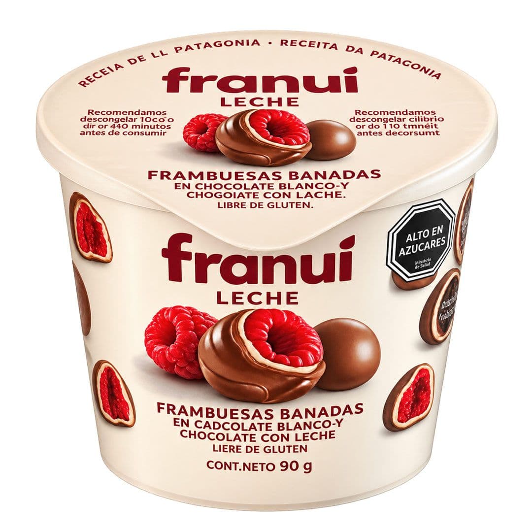 Bombón Helado Franui Frambuesa Chocolate con Leche y Blanco 90 grs._1