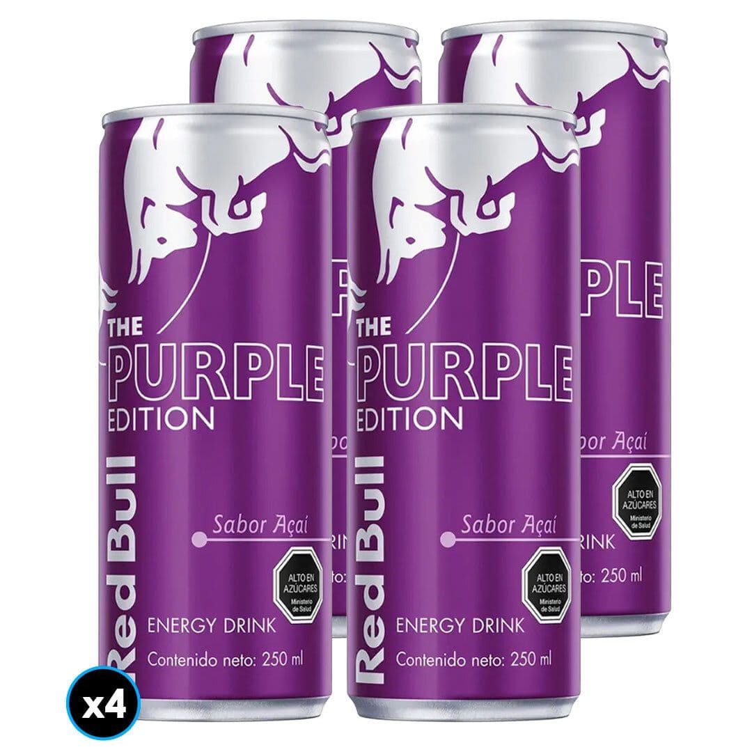 4x Bebida Energética Red Bull Acai 250cc_1