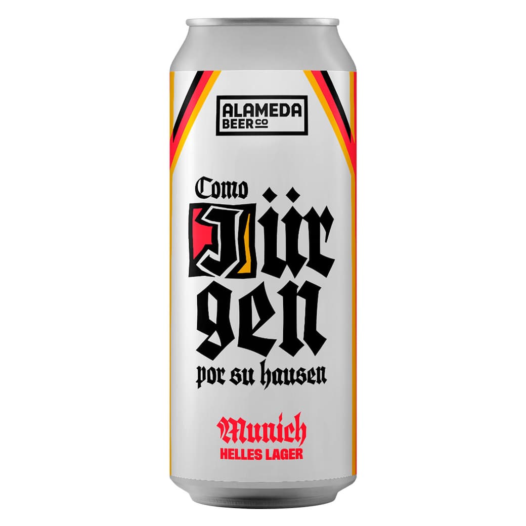 Cerveza Alameda Como Jürgen por su Hausen Lata 473cc_1