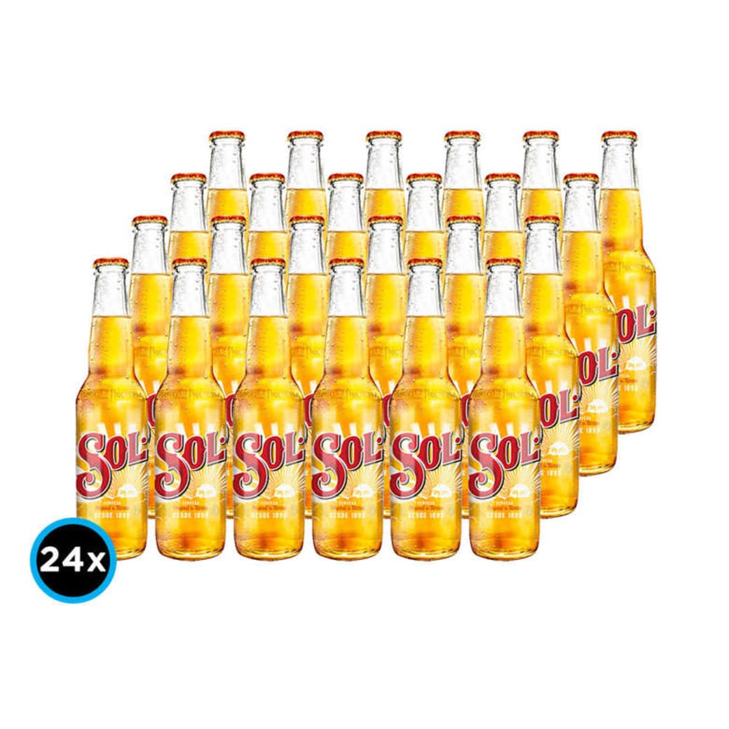 24x Cervezas Sol en Botellas 330cc_1