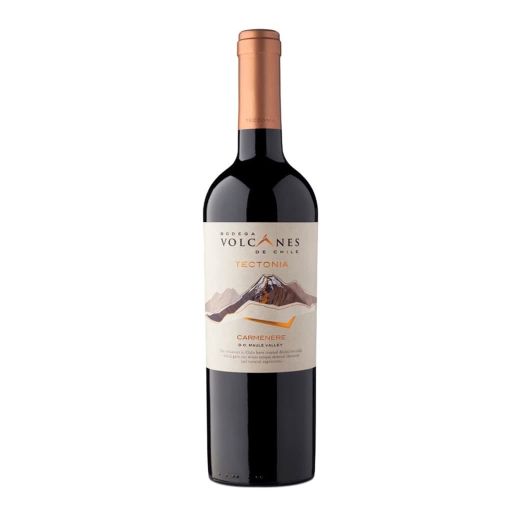 Vino Volcanes de Chile Tectonia Carmenere 750cc_1