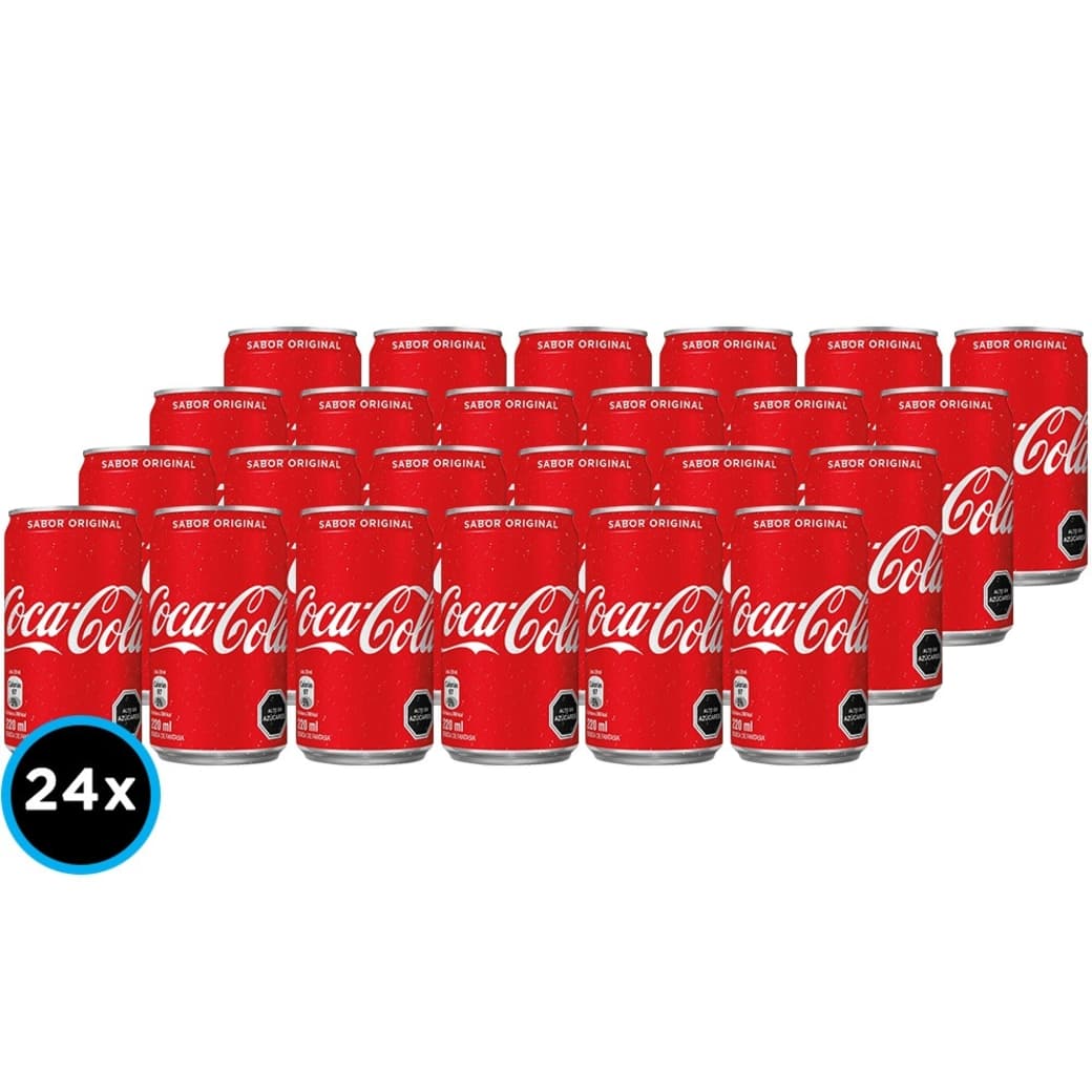 24x Bebida Coca-Cola Original Lata 220cc_1